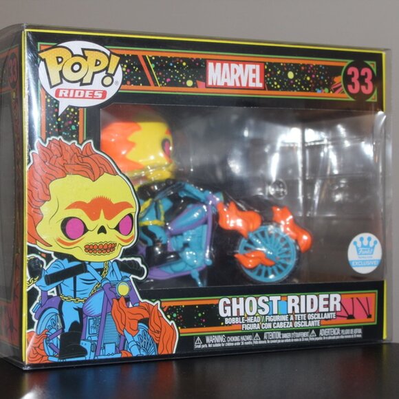Funko | Toys | Funko Pop Rides Marvel Ghost Rider Exclusive 33 Black ...